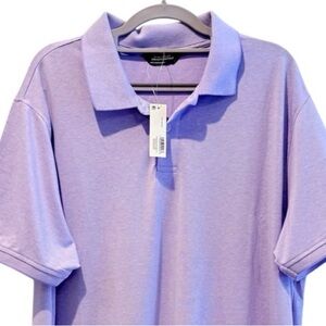 Member’s Mark Stretch Pique Short‎ Sleeve Polo Lilac Purple Size Large